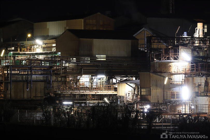 みなと大橋の工場夜景スポット写真（4）