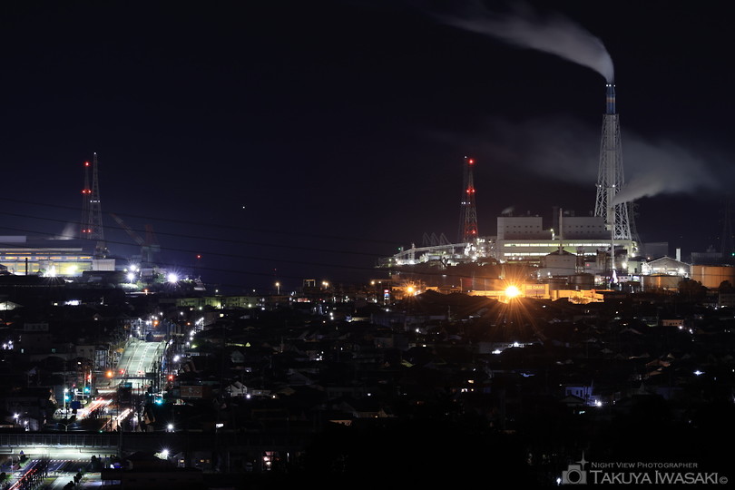 生石神社　山上公園の工場夜景スポット写真（3）