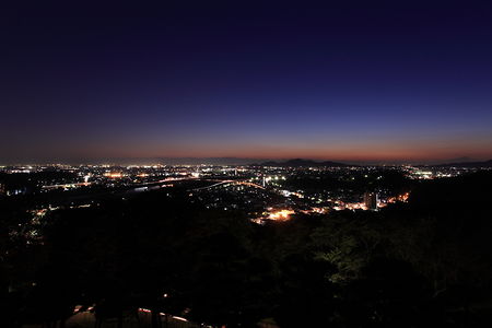 太田市方面の夜景