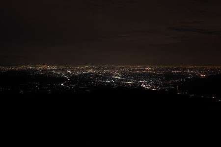 大垣市を中心とした夜景