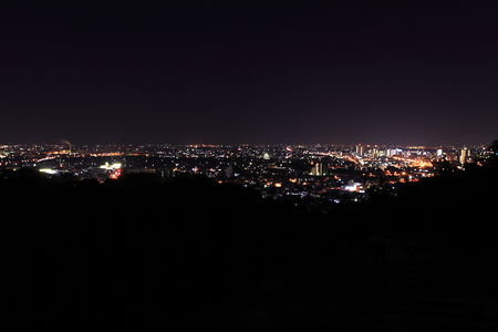 藤枝市方面の夜景