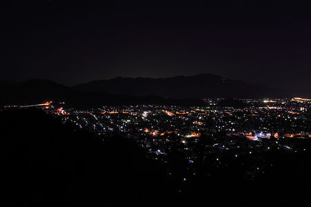 焼津市方面の夜景