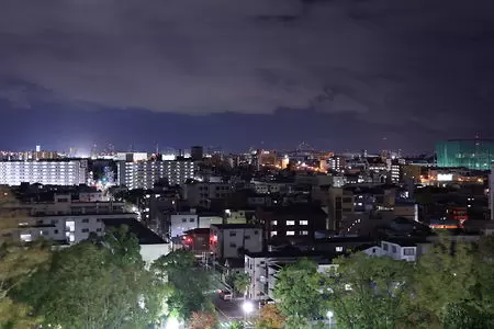 昭和山の夜景