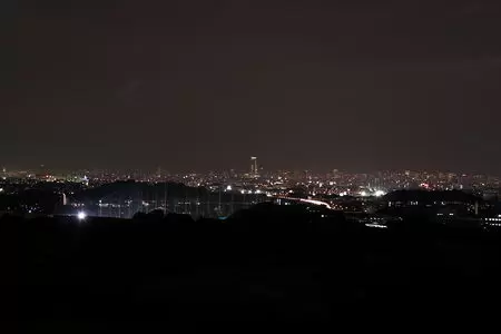 南河内グリーンロード展望台の夜景