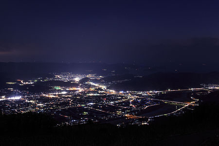 有田川町を中心とした夜景