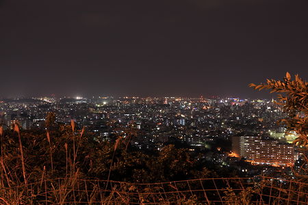 那覇市内の夜景を一望する1