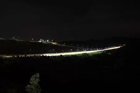 浜松SA （上り） ビューポイント（新東名高速道路）の夜景