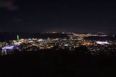 青ノ山展望台の夜景