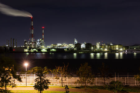 ダイセル化学工業方面の夜景