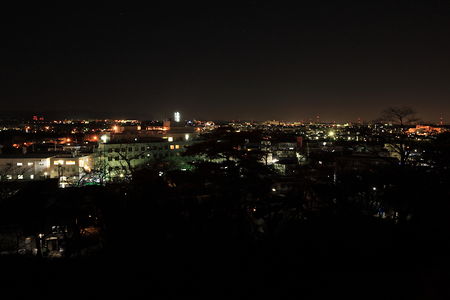 狭山市内の夜景