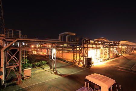 関西熱化学の工場夜景