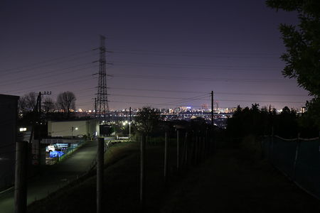相模原市方面の夜景