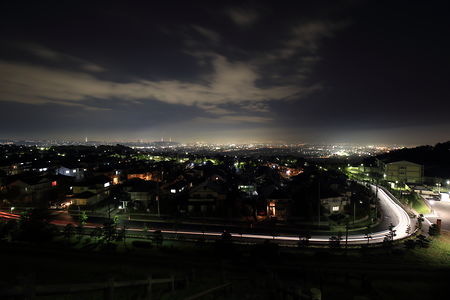 名取市内の夜景