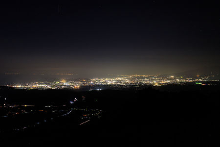 沼津市・三島市方面の夜景