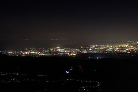 沼津市街地の夜景