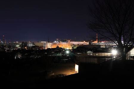 トレッサ横浜方面の夜景