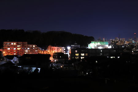 大倉山方面の夜景