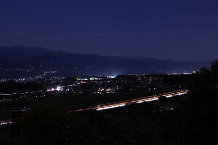 飯田市方面の夜景