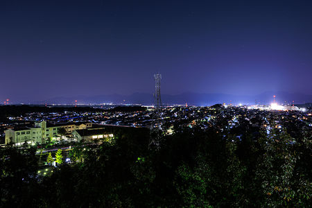 桑名IC方面の夜景