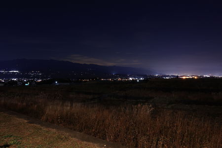韮崎・塩崎方面の夜景