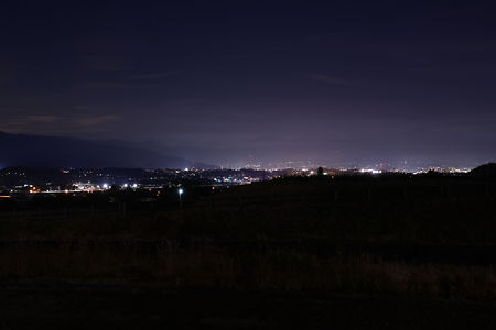 甲府方面の夜景