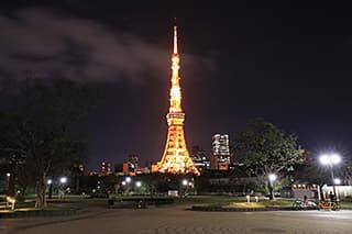 東京タワーの夜景スポット一覧